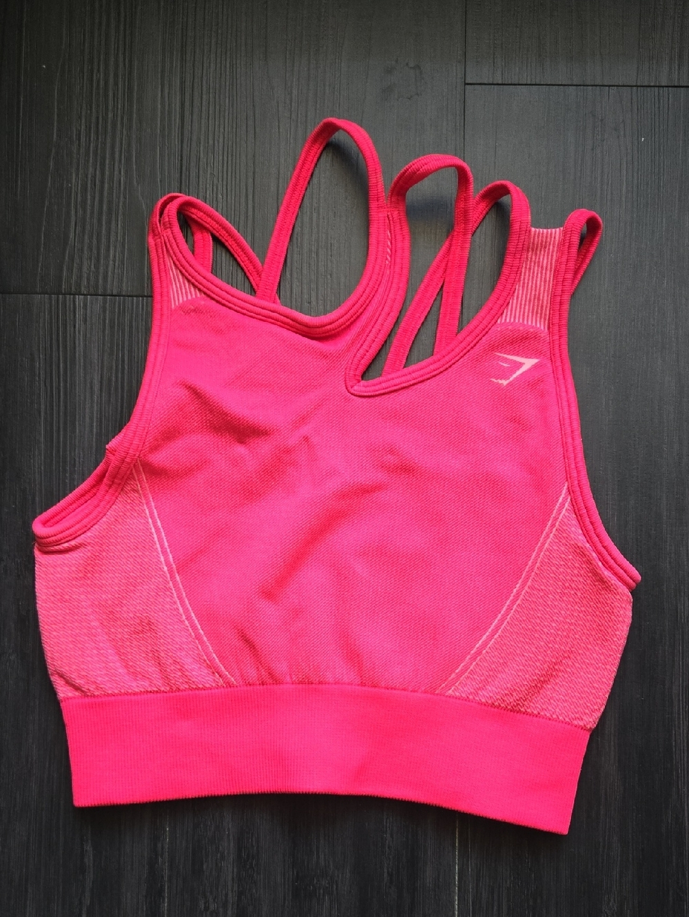 Gymshark Pink Seamless Strappy Sports Bra